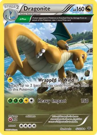 Dragonite (52 Delta) (52 Delta) 052 - Holofoil XY Roaring Skies - Holo Rare XY - Roaring Skies Pokemon Single Squirtle Squad Card Shop.