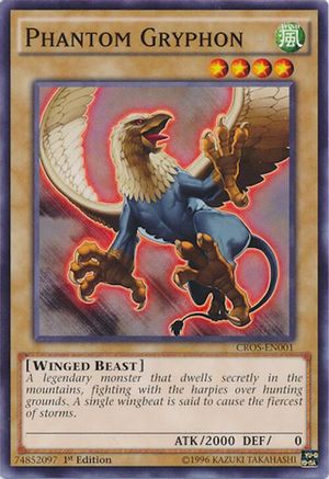 Phantom Gryphon (CROS-EN001) - Crossed Souls Unlimited Crossed Souls Yugioh Single Squirtle Squad Card Shop.