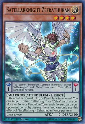Satellarknight Zefrathuban (CROS-EN020) - Crossed Souls Unlimited Crossed Souls Yugioh Single Squirtle Squad Card Shop.
