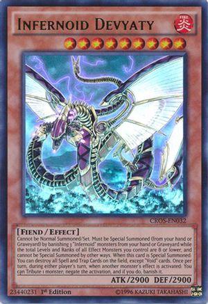 Infernoid Devyaty (CROS-EN032) - Crossed Souls 1st Edition Crossed Souls Yugioh Single Squirtle Squad Card Shop.