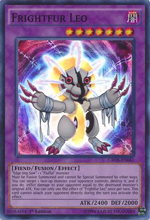 Frightfur Leo (CROS-EN041) - Crossed Souls 1st Edition Crossed Souls Yugioh Single Squirtle Squad Card Shop.