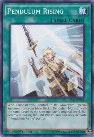 Pendulum Rising (CROS-EN064) - Crossed Souls 1st Edition Crossed Souls Yugioh Single Squirtle Squad Card Shop.