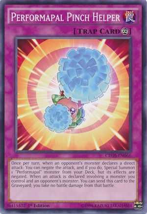 Performapal Pinch Helper (CROS-EN066) - Crossed Souls 1st Edition Crossed Souls Yugioh Single Squirtle Squad Card Shop.