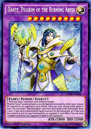 Dante, Pilgrim of the Burning Abyss (CROS-EN084) - Crossed Souls 1st Edition Crossed Souls Yugioh Single Squirtle Squad Card Shop.
