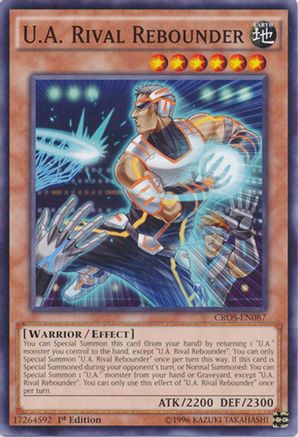 U.A. Rival Rebounder (CROS-EN087) - Crossed Souls 1st Edition Crossed Souls Yugioh Single Squirtle Squad Card Shop.