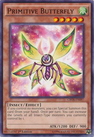 Primitive Butterfly (CROS-EN097) - Crossed Souls 1st Edition Crossed Souls Yugioh Single Squirtle Squad Card Shop.