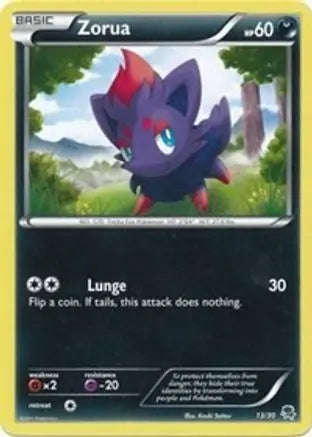 Zorua (#23) BW Trainer Kit Excadrill & Zoroark - Common