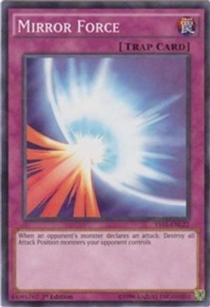 Mirror Force (Shatterfoil) (YS15-ENL22) - Starter Deck: Dark Legion 1st Edition Starter Deck: Dark Legion Yugioh Single Squirtle Squad Card Shop.