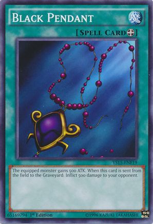 Black Pendant (YS15-ENF19) - Starter Deck: Saber Force 1st Edition Starter Deck: Saber Force Yugioh Single Squirtle Squad Card Shop.