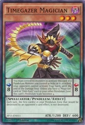 Timegazer Magician (SP15-EN011) - Star Pack ARC-V 1st Edition Star Pack ARC-V Yugioh Single Squirtle Squad Card Shop.