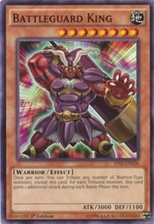 Battleguard King (Shatterfoil) (SP15-EN020) - Star Pack ARC-V 1st Edition Star Pack ARC-V Yugioh Single Squirtle Squad Card Shop.