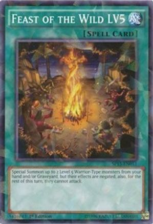 Feast of the Wild LV5 (Shatterfoil) (SP15-EN041) - Star Pack ARC-V 1st Edition Star Pack ARC-V Yugioh Single Squirtle Squad Card Shop.