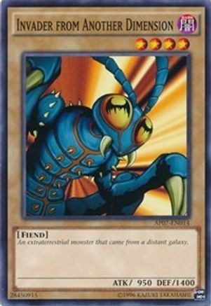 Invader from Another Dimension (AP07-EN014) - Astral Pack 7 Unlimited Astral Pack 7 Yugioh Single Squirtle Squad Card Shop.