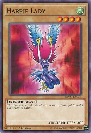 Harpie Lady (DPBC-EN037) - Duelist Pack: Battle City 1st Edition Duelist Pack: Battle City Yugioh Single Squirtle Squad Card Shop.