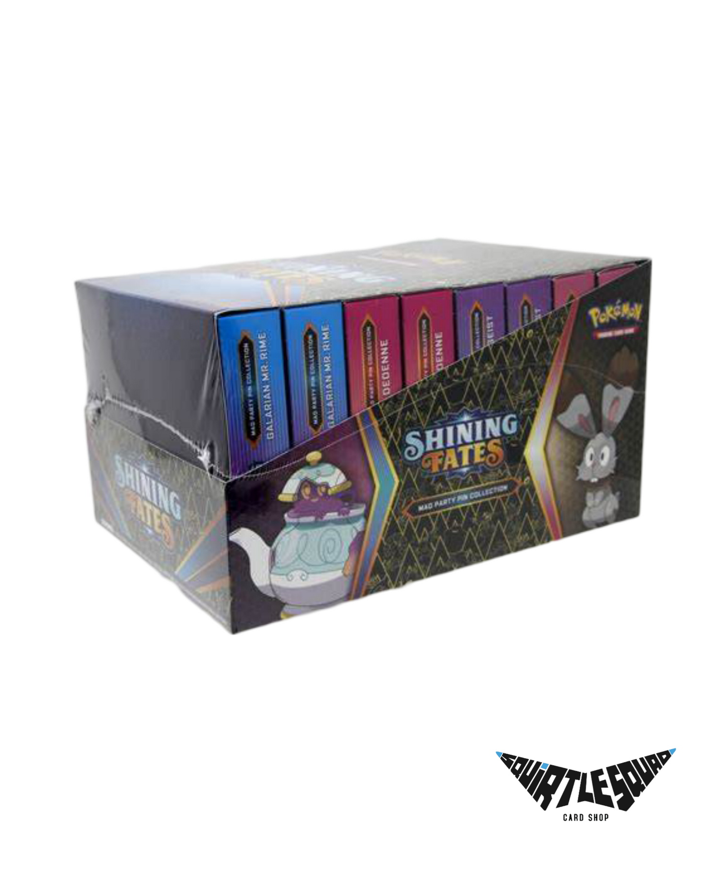 Pokemon - Shining Fates - Pin Collection - Full Display