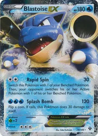 XY - Base Set - Blastoise EX 029/146 - (H)