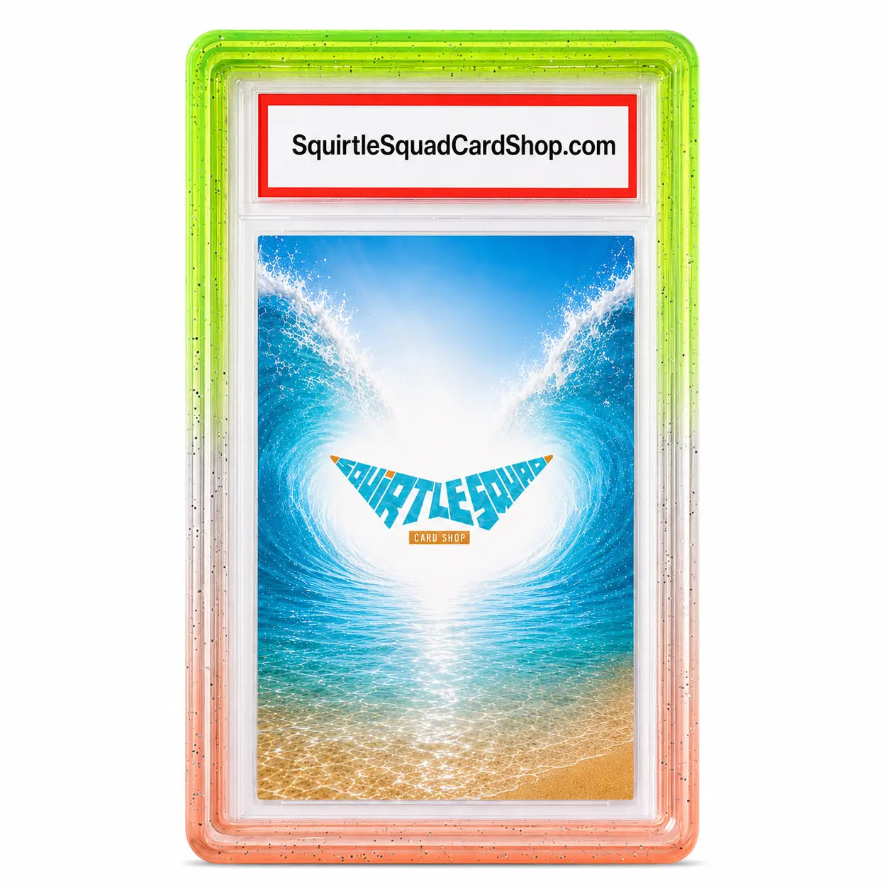SLAB GUARDS - BGREEN / PINK - CLEAR RADIANT - HARD Squirtle Squad Card Shop. Squirtle Squad Card Shop.