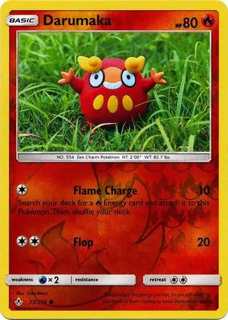 Darumaka 023/214 - Reverse Holofoil SM Unbroken Bonds - Common SM - Unbroken Bonds Pokemon Single Squirtle Squad Card Shop.