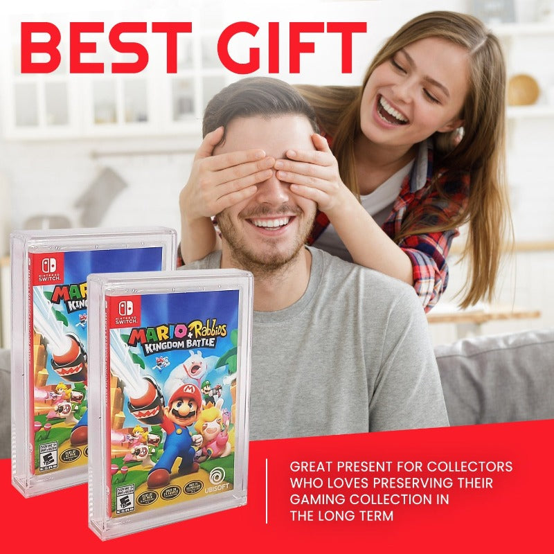 Acrylic Protector for Nintendo Switch Thick - Pack of 2 EVORETRO Canada Video Game Protectors Squirtle Squad Card Shop.