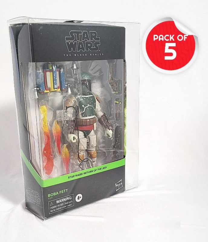 5x EVORETRO Protectors for Star Wars Black Series Action Figures EVORETRO Canada Figurine Protectors Squirtle Squad Card Shop.