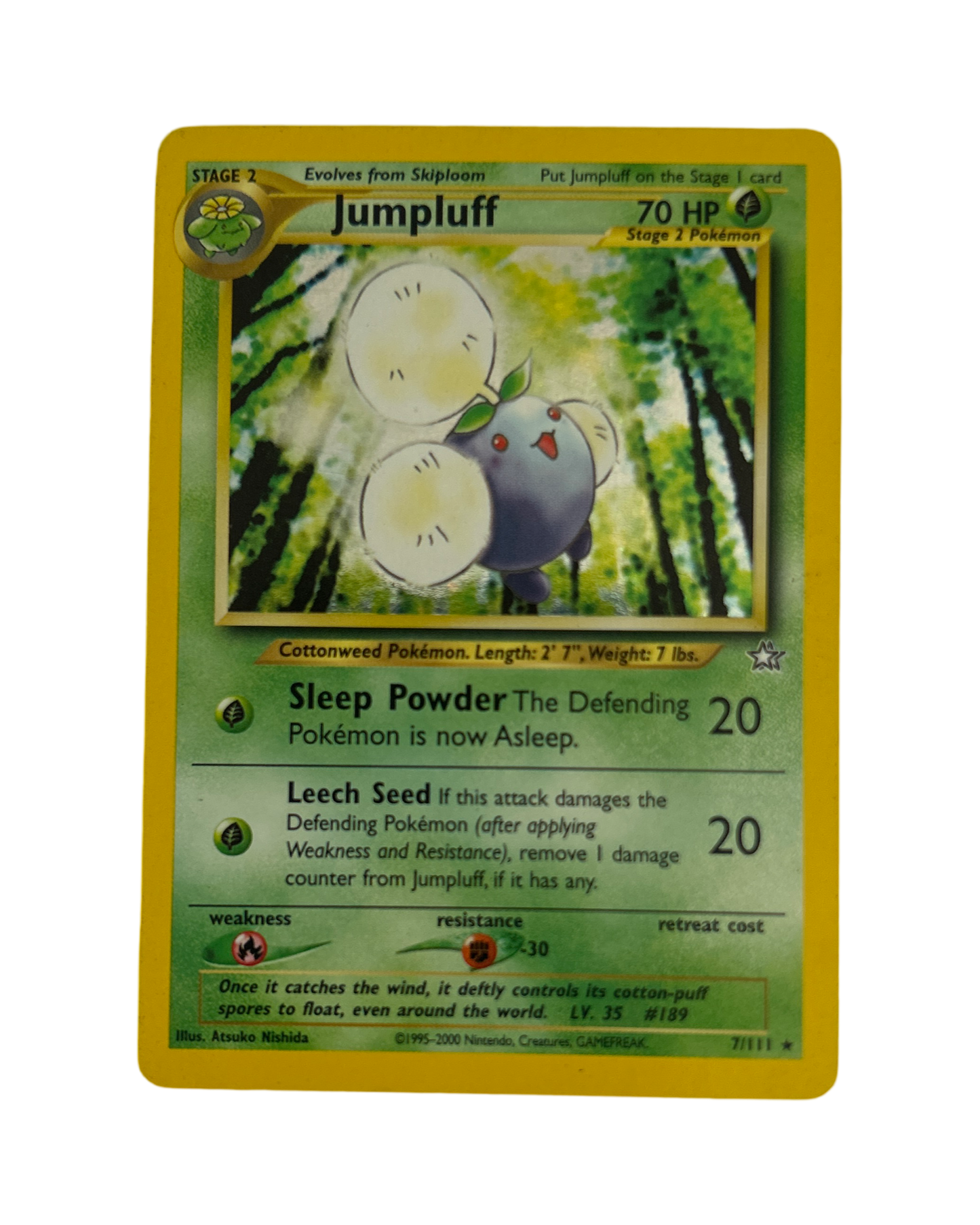Pokemon - Neo Genesis - Jumpluff 7/111 - Condition (Played)