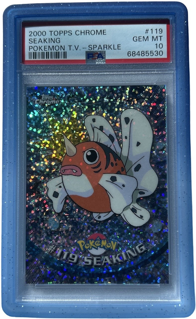 Pokemon - Topps Chrome - Series 2 - #119 SEAKING Sparkle - PSA 10 - RADIANT AQUA GUARD