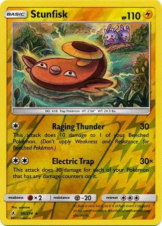 Stunfisk 056/214 Reverse Holo - Sun & Moon Unbroken Bonds