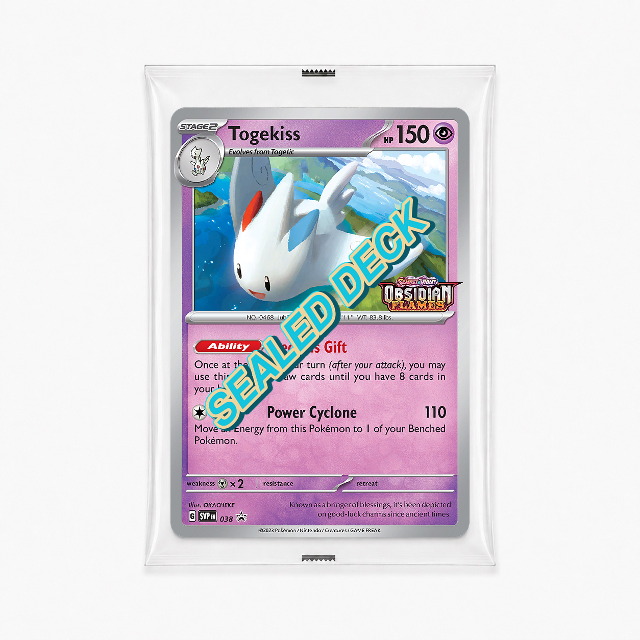 Togekiss SVP038 Obsidian Flames Build & Battle sealed deck