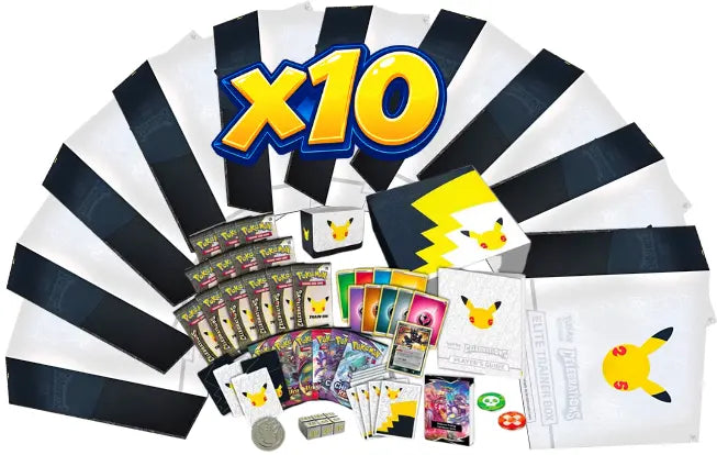 Pokémon TCG – Celebrations Elite Trainer Box Case – 25th Anniversary – Factory Sealed