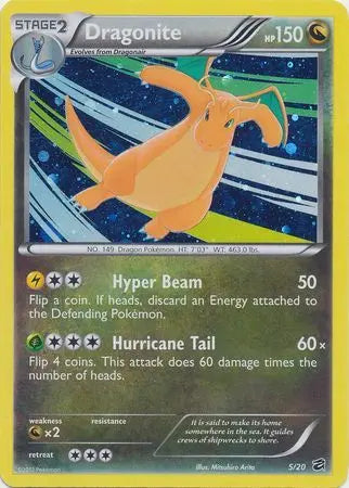 Dragonite 5/20 Cosmos Holo promo — stock image