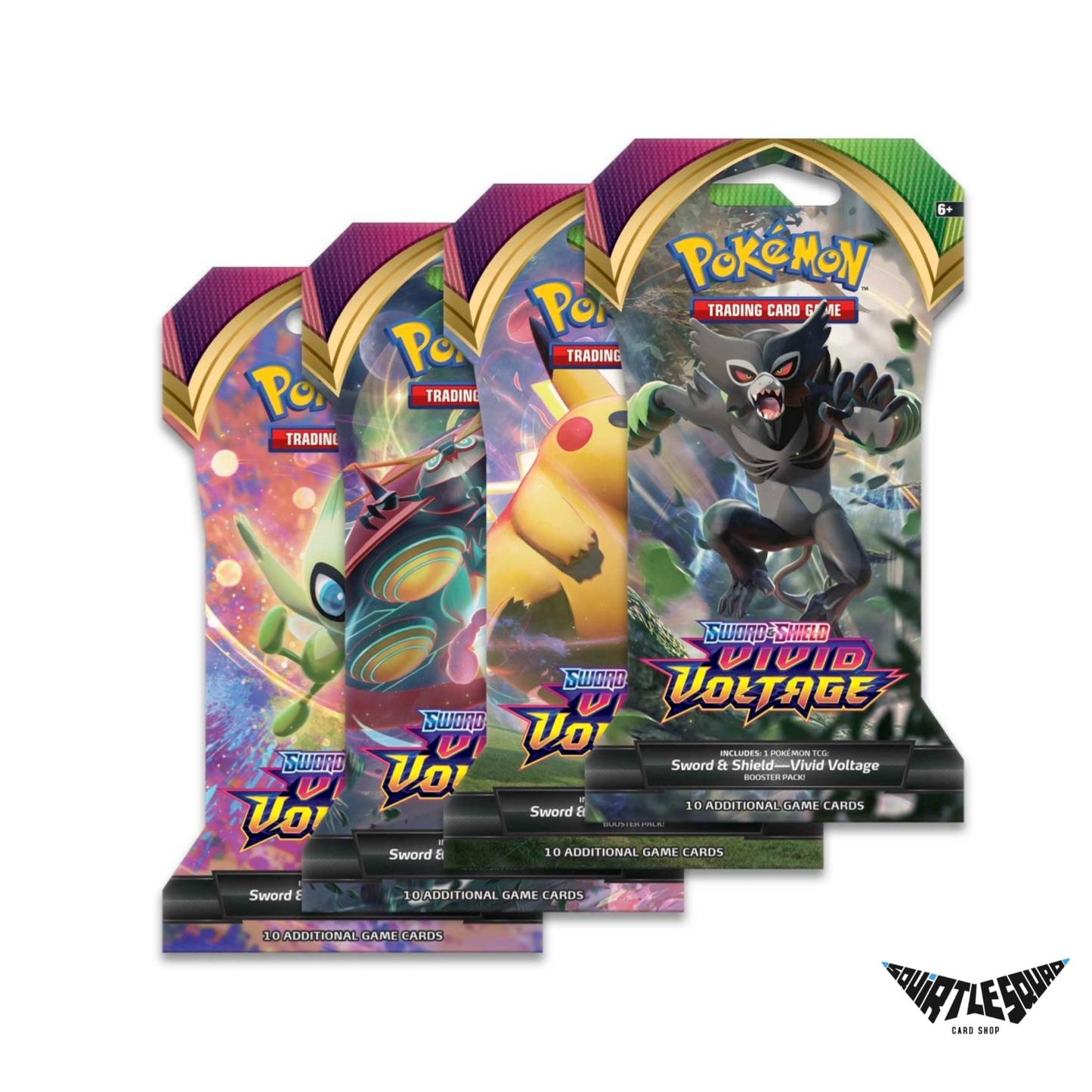 Pokemon - Vivid Voltage - Sleeved Booster Pack - Full Art Set
