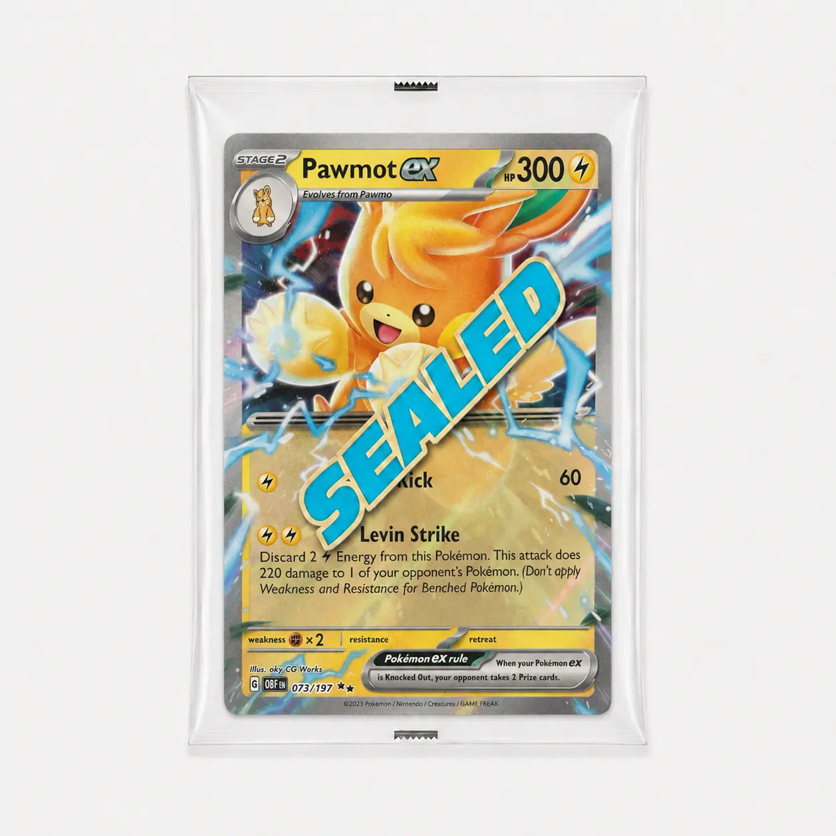 Pawmot ex 073/197 Obsidian Flames – Sealed Promo