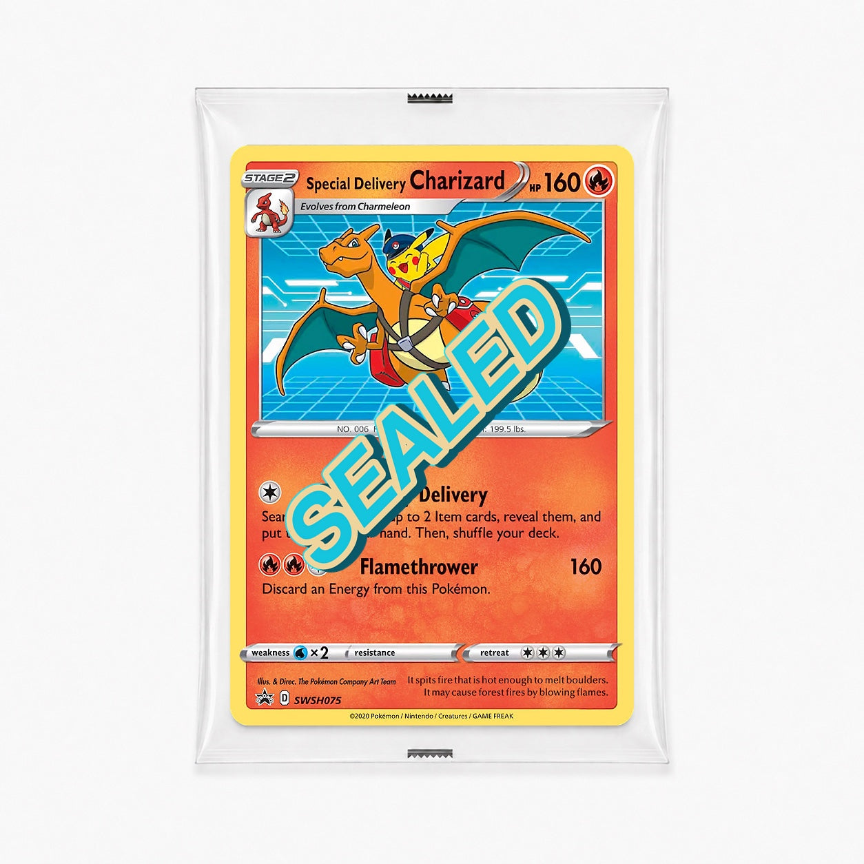 Special Delivery Charizard SWSH075 sealed promo