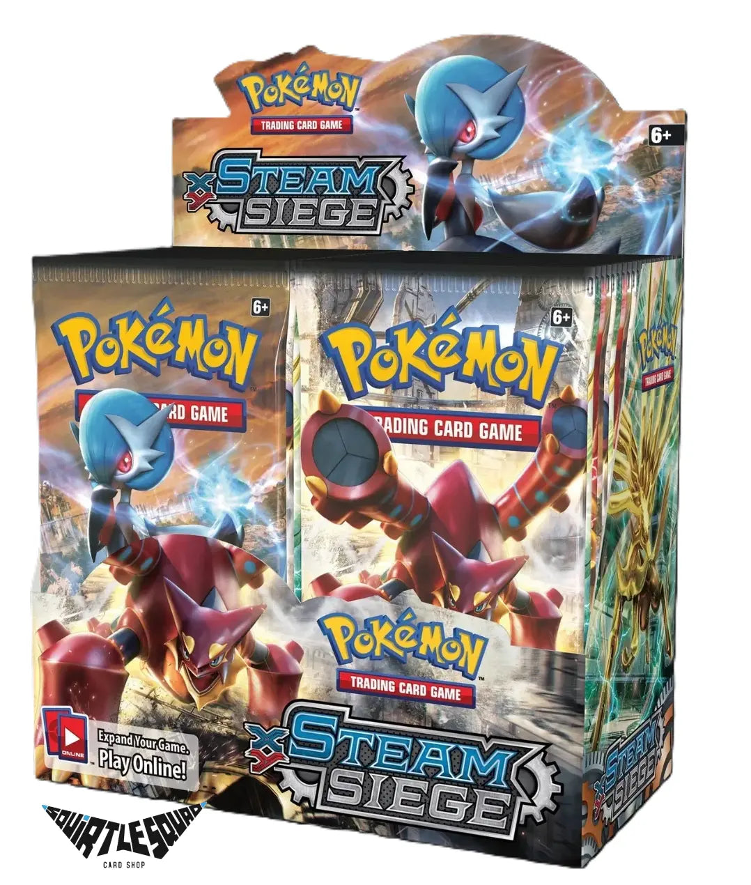 Pokémon TCG – XY Steam Siege Booster Box – Factory Sealed – 36 Packs Squirtle Squad Card Shop. Squirtle Squad Card Shop.