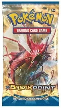 Factory sealed Pokémon XY BREAKpoint Booster Pack featuring one of the most popular expansions from the XY era with BREAK Evolution cards and collectible chase cards.