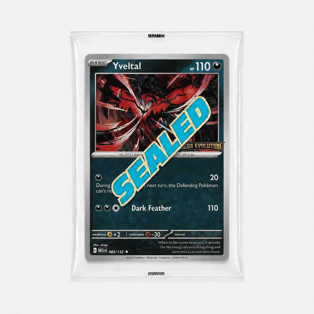 Yveltal 088/132 Mega Evolution Stamp – Sealed Promo