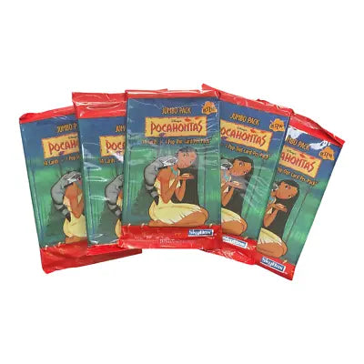 Disney's SKYBOX - Pocahontas - Jumbo Booster Pack x 5 Squirtle Squad Card Shop.