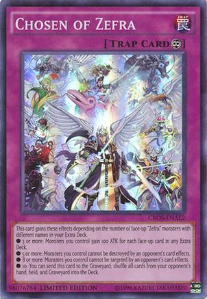 Chosen of Zefra (CROS-ENAE2) - Crossed Souls: Advanced Edition Limited Crossed Souls: Advanced Edition Yugioh Single  Squirtle Squad Card Shop.