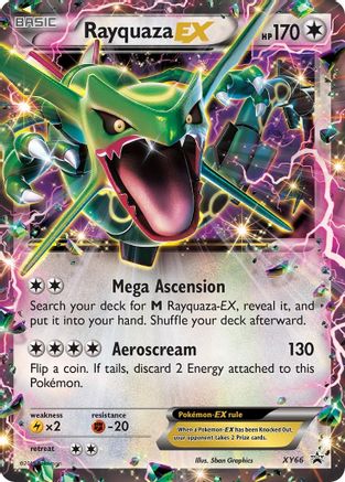 Rayquaza EX XY66  - Holofoil XY Promos - Promo XY Promos Pokemon Single  Squirtle Squad Card Shop.