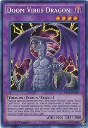 Doom Virus Dragon (DRL2-EN003) - Dragons of Legend 2 1st Edition Dragons of Legend 2 Yugioh Single  Squirtle Squad Card Shop.