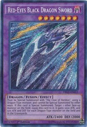 Red-Eyes Black Dragon Sword (DRL2-EN012) - Dragons of Legend 2 1st Edition Dragons of Legend 2 Yugioh Single  Squirtle Squad Card Shop.