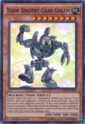 Toon Ancient Gear Golem (DRL2-EN022) - Dragons of Legend 2 1st Edition Dragons of Legend 2 Yugioh Single  Squirtle Squad Card Shop.