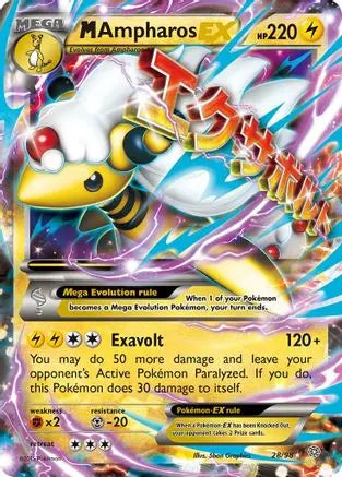 XY - Ancient Origins - M Ampharos EX 028/98