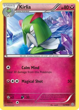 Kirlia 053  XY  Ancient Origins - Uncommon XY - Ancient Origins Pokemon Single  Squirtle Squad Card Shop.