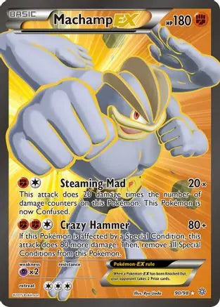 Machamp EX (90 Full Art)/98 - Holofoil XY Ancient Origins - Ultra Rare XY - Ancient Origins Pokemon Single  Squirtle Squad Card Shop.