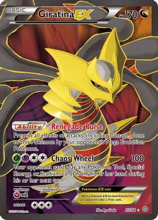 Giratina EX (93 Full Art)  - Holofoil XY  Ancient Origins - Ultra Rare XY - Ancient Origins Pokemon Single  Squirtle Squad Card Shop.