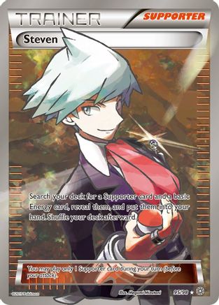 Steven (Full Art) 095  - Holofoil XY  Ancient Origins - Ultra Rare XY - Ancient Origins Pokemon Single  Squirtle Squad Card Shop.