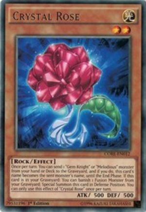 Crystal Rose (CORE-EN012) - Clash of Rebellions 1st Edition Clash of Rebellions Yugioh Single  Squirtle Squad Card Shop.
