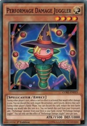 Performage Damage Juggler (CORE-EN015) - Clash of Rebellions 1st Edition Clash of Rebellions Yugioh Single  Squirtle Squad Card Shop.
