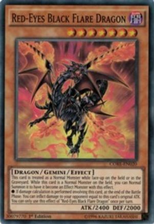 Red-Eyes Black Flare Dragon (CORE-EN020) - Clash of Rebellions Unlimited Clash of Rebellions Yugioh Single  Squirtle Squad Card Shop.